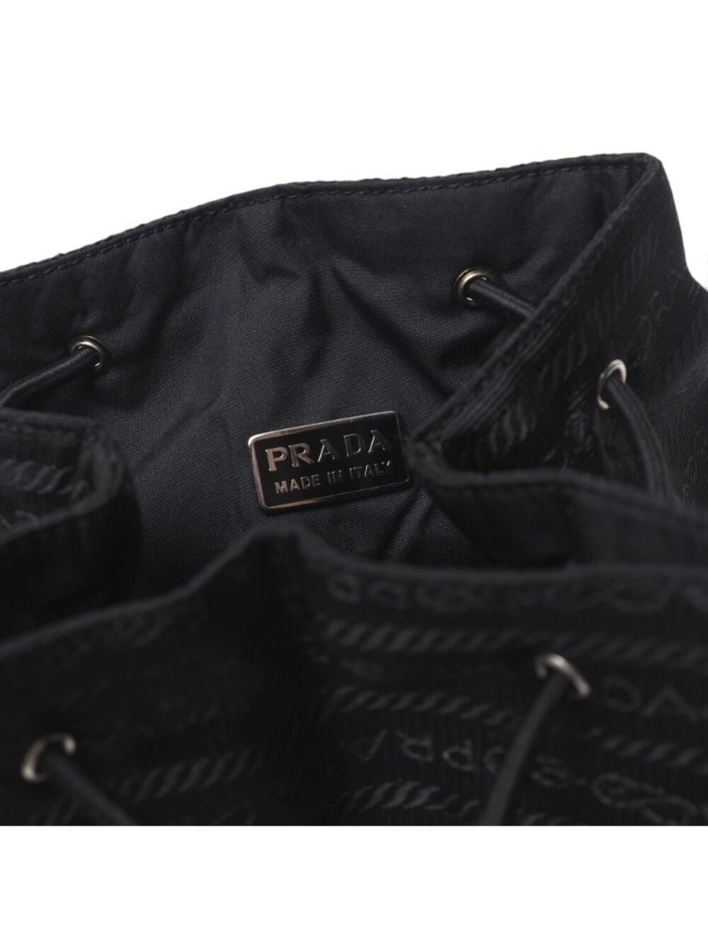 Prada Pouch Drawstring Logo Mini Bag - Picture 6 of 6